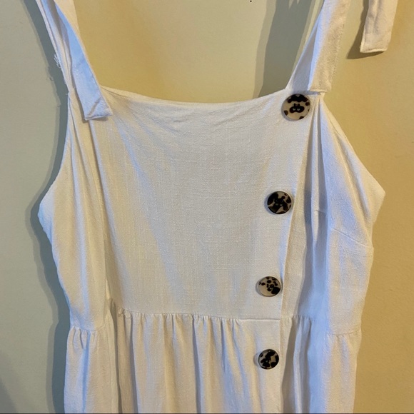 Primark | Button Up Tie Sleeve Dress - Picture 4 of 7